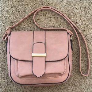 Peach crossbody purse